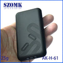 CAJA DE PLASTICO NEGRA DE MANO  | AK-H-61 | CHINA ENCLOSURE